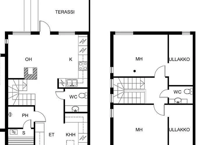Апартаменты 2 Bedroom House In Vantaa, 15 Min From Airport, Sauna Вантаа